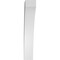 Ekena Millwork 4-in. W x 12-in. D x 24-in. H Thorton Architectural Grade PVC Knee Brace BRCP04X12X24THR - alternate 5
